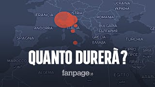 Quanto durerà l’epidemia di coronavirus in Italia Cosa dicono gli esperti [upl. by Rratsal]