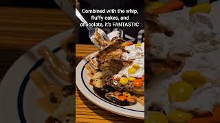 IHOP Reeses Pieces PotM 🥜🍫 ihop reeses pancakes peanutbutter chocolate asmr food october [upl. by Sidky]