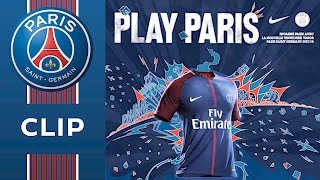 HOME SHIRT 2017  2018  PARIS SAINTGERMAIN [upl. by Steinman]