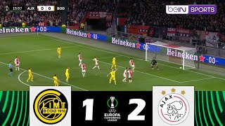 FK BodøGlimt vs Ajax Amsterdam 12  UEFA Europa Conference League 202324  Match Highlights [upl. by Eniarda]