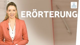 Erörterung schreiben I musstewissen Deutsch [upl. by Llenrep]