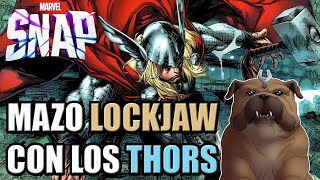 Mazo LOCKJAW con LOS THORS ¿Lockjaw vuelve a ser tan fuerte  MARVEL SNAP [upl. by Walden268]