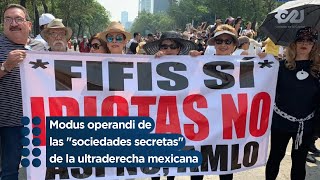 Modus operandi de las quotsociedades secretasquot de la ultraderecha mexicana [upl. by Anawek]