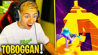 CE NOUVEAU DEATHRUN TOBOGGAN EST INSANE  😳 jai réussi ez [upl. by Laveen]