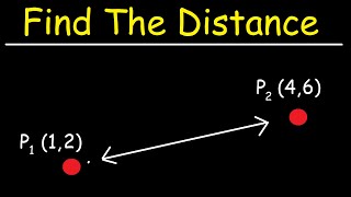 How To Find The Distance Between Two Points [upl. by Farro]