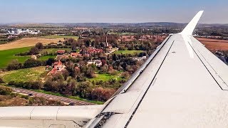 Flybe Embraer ERJ175 APPROACH and LANDING at Birmingham Airport BHX [upl. by Retsae831]