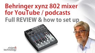 Behringer xenyx 802 mixer A 5min Full Review amp setup [upl. by Davilman]