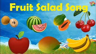 Watermelon Song  Fruit Salad Song for Kids  Watermelon Watermelon Papaya Papaya CHIKOO CHIKOO Poem [upl. by Chrissie]