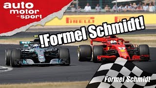 FerrariTriumph in Silverstone  Formel Schmidt zum GP England  auto motor amp sport [upl. by Britton]