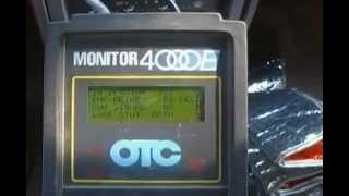 How to  OTC 4000 Scan Tool [upl. by Osber]