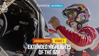 Extended highlights of Stage 7 presented by Aramco  Dakar2024 [upl. by Hesta519]