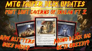 3 More UPGRADED MTG Pauper Decks with NEW Lost Caverns of Ixalan Cards [upl. by Aridnere]