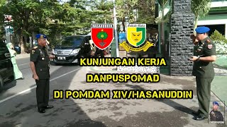 Kunjungan Danpuspomad di Pomdam XIVHasanuddin [upl. by Swainson114]