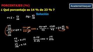 Hallar el Porcentaje del Porcentaje Ejercicio 1 [upl. by Lauritz]