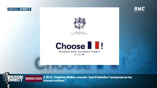 quotChoose Francequot Macron réunit des grands patrons étrangers à Versailles [upl. by Ayram805]