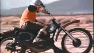 Steve Mc Queen riding a Honda CR250M Elsinore [upl. by Adnilem]