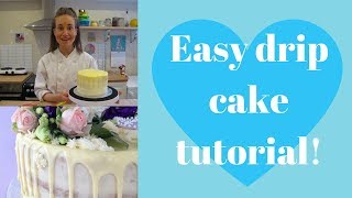 Easy drip cake tutorial [upl. by Arquit]