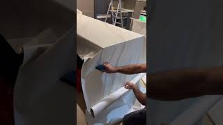 WorkTop Vinyl Wrap JLT Dubai vinylwrap interiordesign diy architecture [upl. by Htiel]