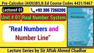 Lec 01 Unit 01 aiou lectures44319467pre calculusassignment workallama iqbal open university [upl. by Ellekcir]