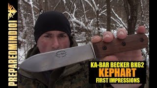 Kabar Becker BK62 Kephart First Impressions GAW  Preparedmind101 [upl. by Atival]