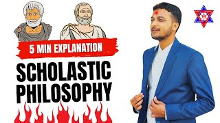 Scholastic Philosophy Explained by Resish Regmi  BBM  BBA  Important Video  Nepali Tricks Ujjwal [upl. by Anirahs]