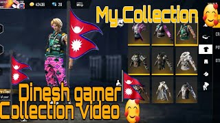 🇳🇵Free Fire Collection Dinesh gamer  One of the best Nepali players collection  Garena free fire [upl. by Lewellen]