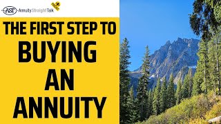 The First Step To Buying an Annuity [upl. by Grant922]