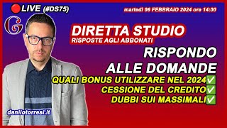 Superbonus 110 lavori non ultimati senza la proroga  06 feb 2024  DS75 [upl. by Ledah]