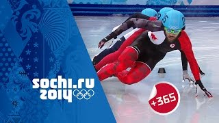 Hamelin Gold  Mens Short Track Speed Skating 1500m Full Final  Sochi365 [upl. by Erlinna]