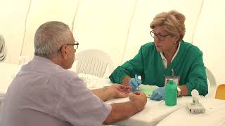 Giornata della prevenzione cardiovascolare gli Amici del Cuore in Piazza a Matera [upl. by Anuahsat590]