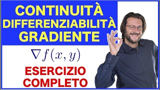 Calcolo del gradiente  Esercizi svolti sulle funzioni a 2 variabili  Matematica Generale [upl. by Ahsi]