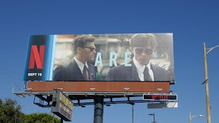 Erik amp Lyle Menendez Brothers Monsters Billboard Sunset Blvd Los Angeles California USA 8312024 [upl. by Leal]