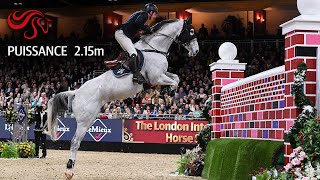 London Horse Show Puissance 215m [upl. by Suzette]