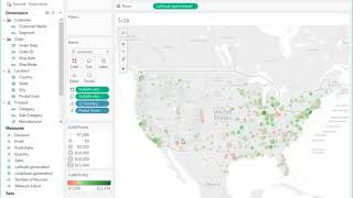 How to create a map based on zip or postal codes in Tableau [upl. by Siocnarf]