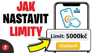 Jak nastavit LIMITY v ČSOB SMART  Návod  Čsob [upl. by Lowson]