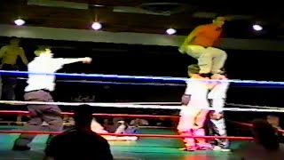 Ted Hart TJ Wilson amp Harry Smith vs Marky Starr Jack Evans amp Jake Evans Stampede [upl. by Ainod761]