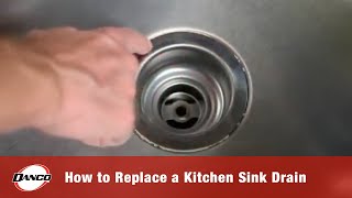 How to Replace a Kitchen Sink Drain [upl. by Sterrett]