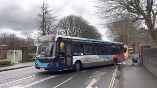 STAGECOACH BUS ROUTE 23 DEPARTING HAVANT BUS STATION [upl. by Irual]