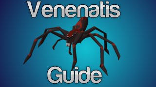 OSRS Venenatis Guide Safespot And Tank Methods [upl. by Ogren440]