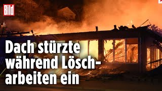 FeuerInferno in Berliner Supermarkt – Großeinsatz der Feuerwehr [upl. by Aldora]