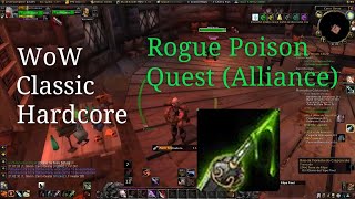 WoW Classic Hardcore  Rogue Poison Quest Alliance [upl. by Ruben]