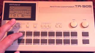 Roland TR505 demo [upl. by Ylas]