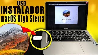 INSTALAR macOS HIGH SIERRA DESDE USB  CREAR USB BOOTEABLE [upl. by Tenner]