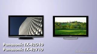 Review Panasonic G10 and V10 Plasma TV [upl. by Blayze]