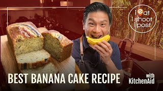 Best Banana Cake Recipe  ieatishootipost [upl. by Assiruam]