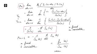 Survival function and force of mortality [upl. by Annaeg]