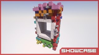 Extremely Compact 6x6 Piston Door 1260 Blocks [upl. by Alicea]