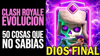 CLASH ROYALE 50 Cosas que NO SABÍAS de las EVOLUCIONES [upl. by Oivaf817]