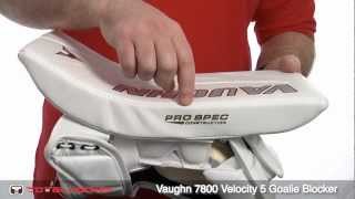 Vaughn 7800 Velocity 5 Goalie Blocker [upl. by Carrew]