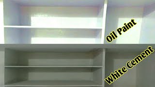 StepbyStep Guide Cement Cupboard Painting Ideas for Beginners  White Cement Techniquequot [upl. by Assilrac]